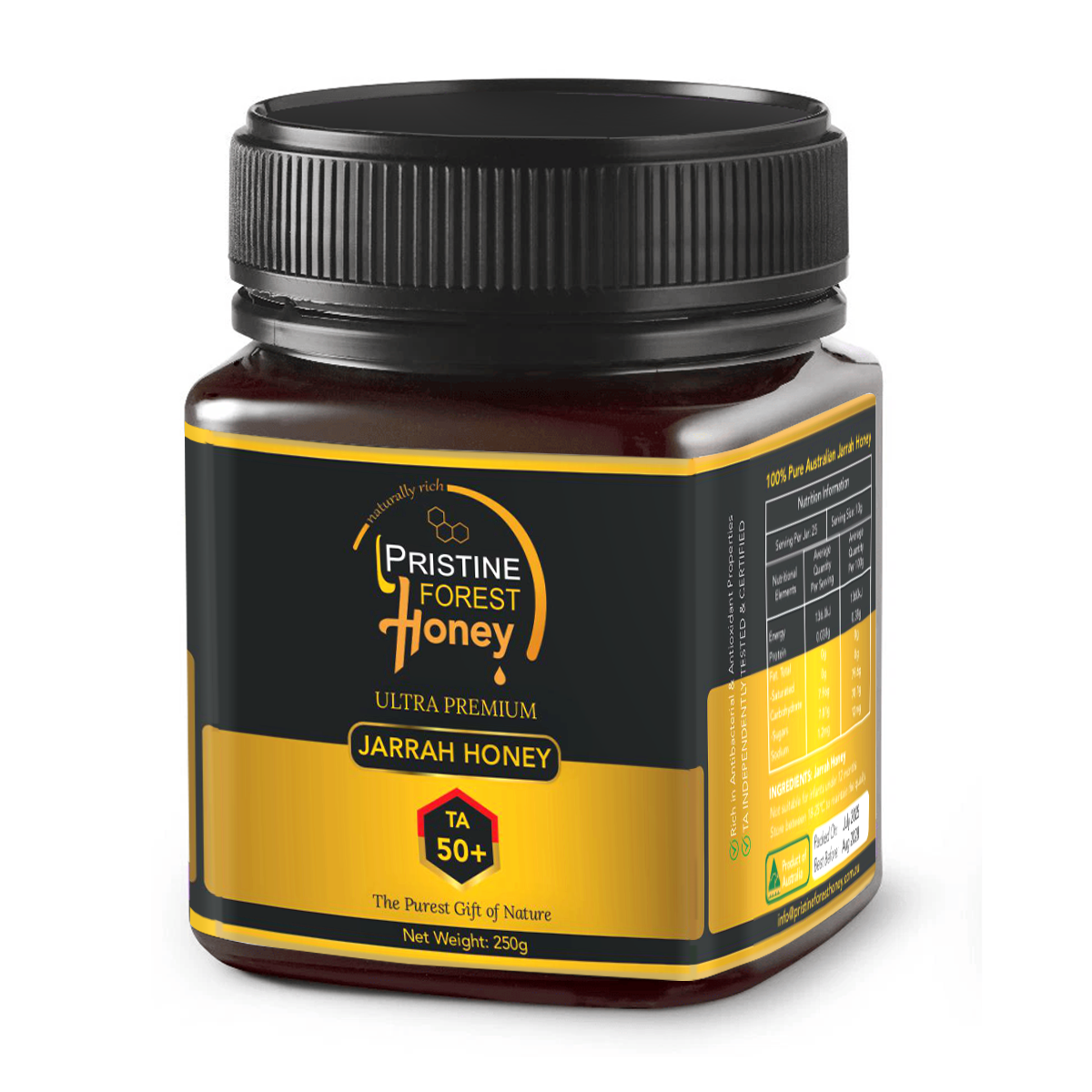 Australian Jarrah Honey TA 50+ | 250g | Pristine Forest Honey